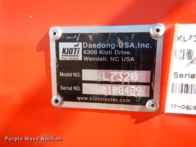 image for item HL9517 Kioti RX7320  MFWD tractor