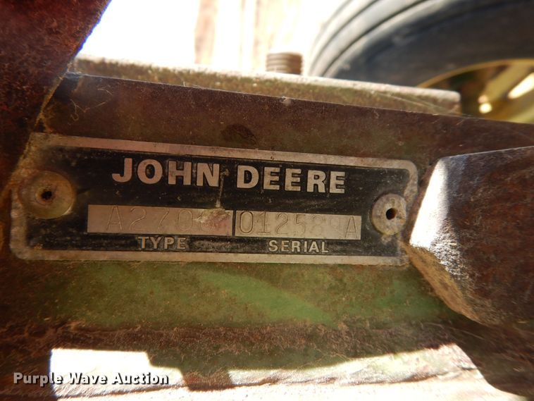 image for item HL9519 John Deere A2700 seven bottom plow