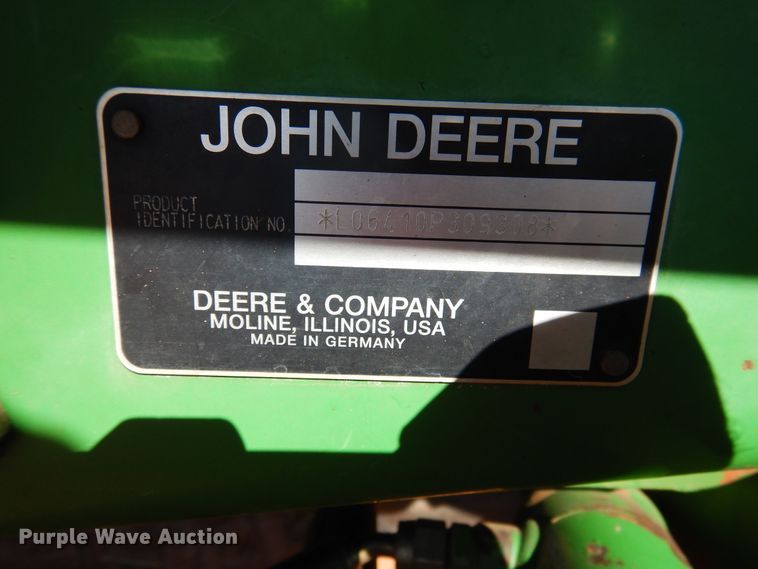 image for item HL9528 John Deere 6410  tractor