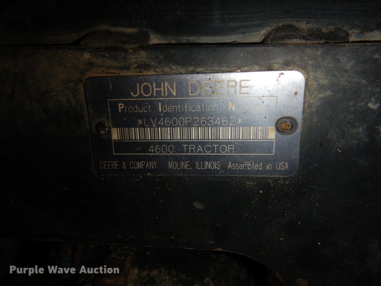 image for item HS9432 1999 John Deere 4600  tractor