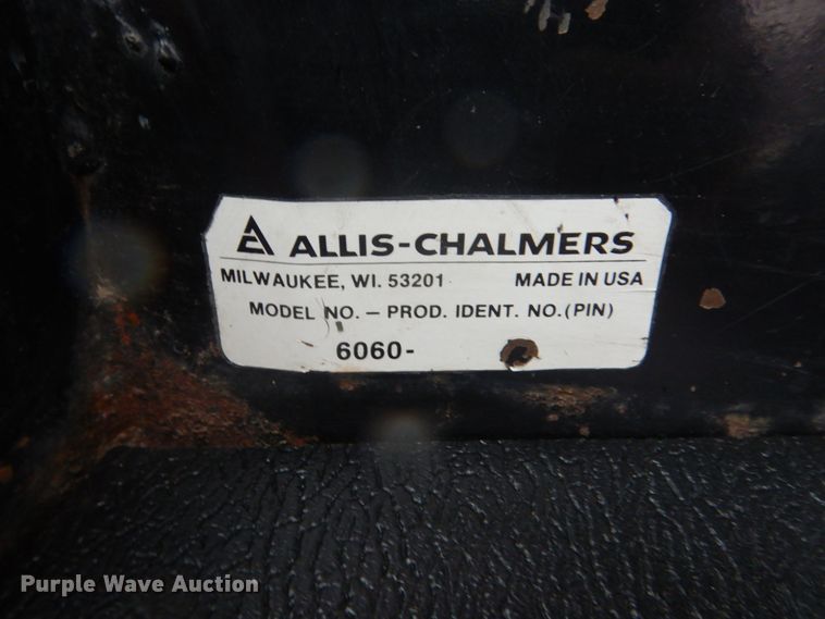 image for item HS9487 Allis Chalmers 6060  tractor