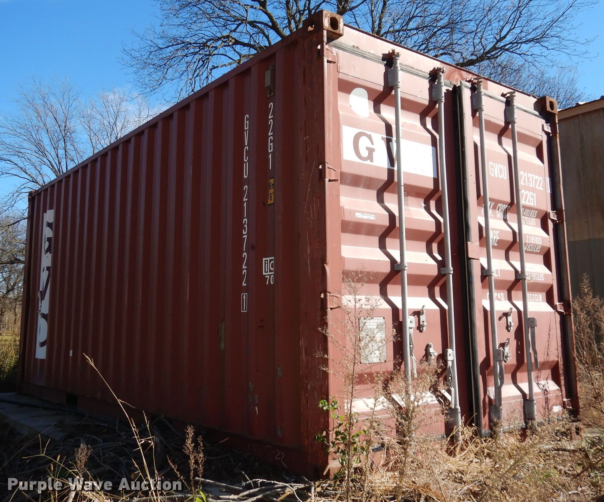 2006 Conex storage box in Chetopa, KS Item GJ9562 sold Purple Wave
