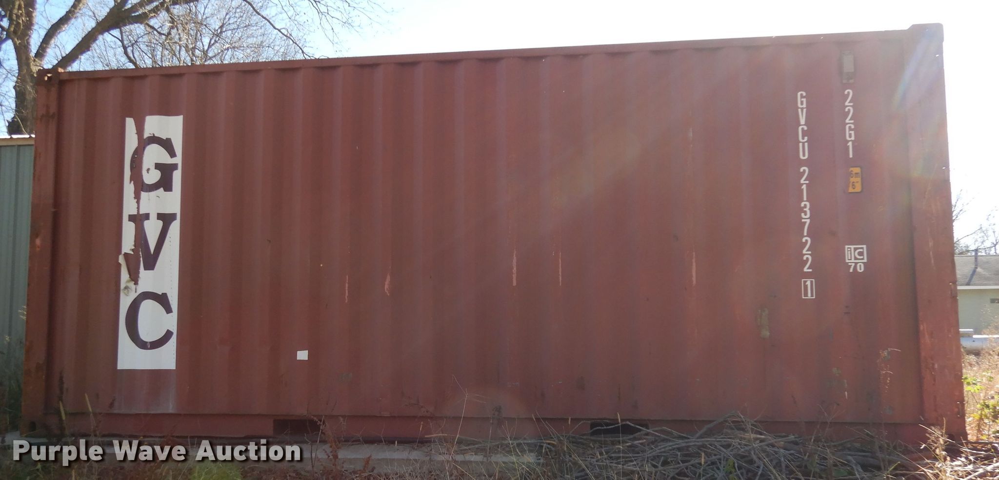 2006 Conex storage box in Chetopa, KS Item GJ9562 sold Purple Wave