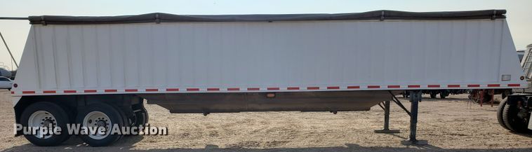 image for item DJ4751 2009 Neville double hopper bottom grain trailer