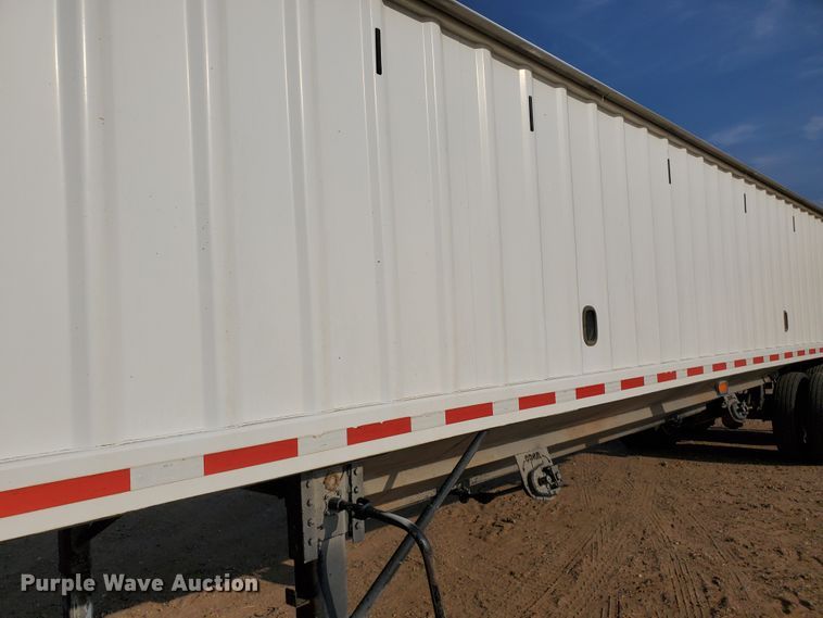 image for item DJ4751 2009 Neville double hopper bottom grain trailer