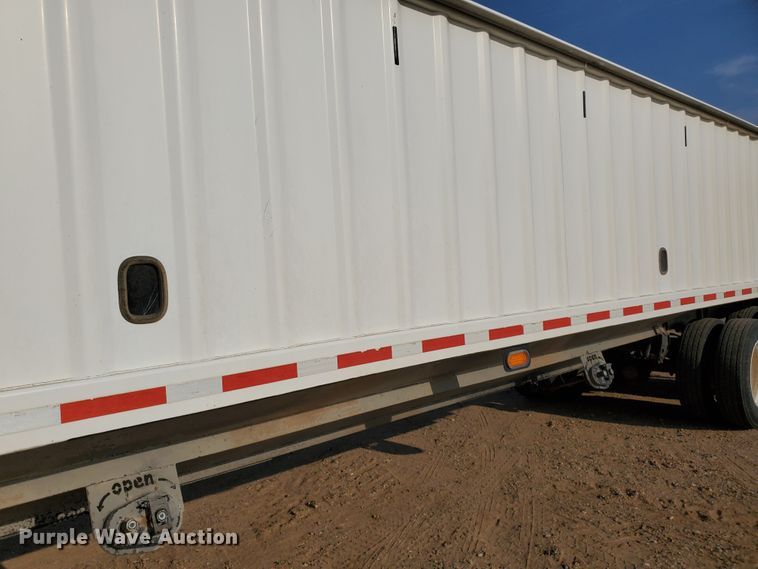 image for item DJ4751 2009 Neville double hopper bottom grain trailer