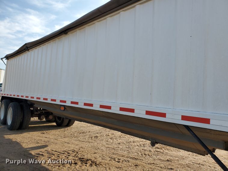 image for item DJ4751 2009 Neville double hopper bottom grain trailer