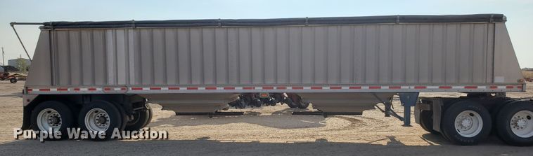 image for item DJ4753 2009 Neville double hopper bottom grain trailer