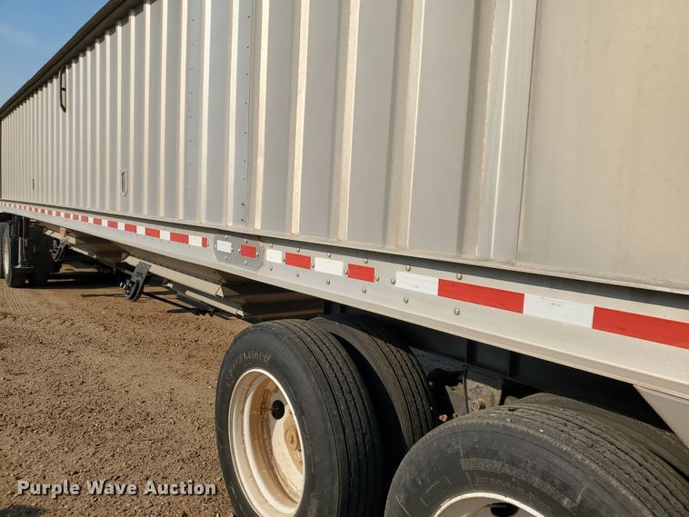 image for item DJ4753 2009 Neville double hopper bottom grain trailer