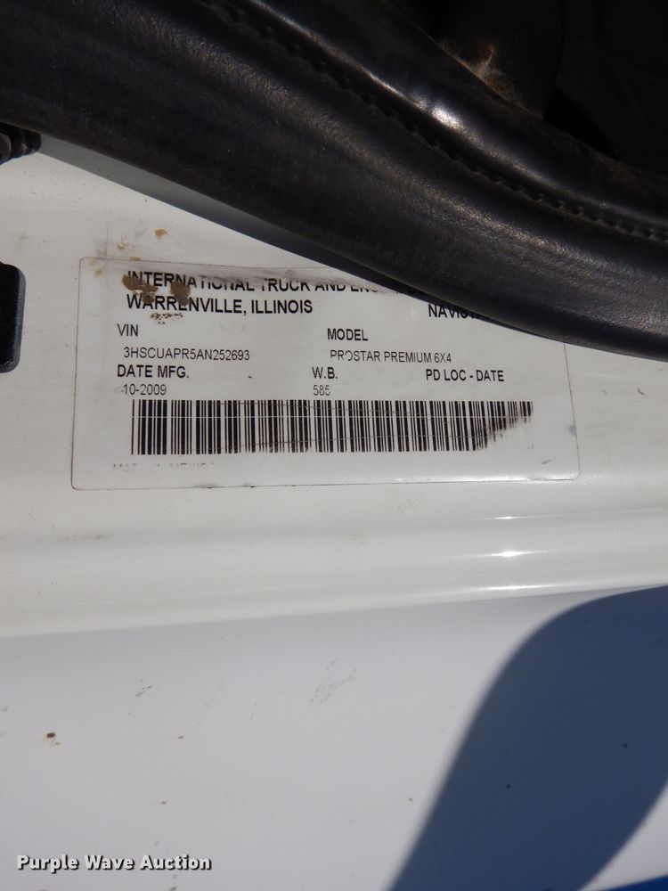 image for item DH3460 2010 International ProStar Premium  semi truck