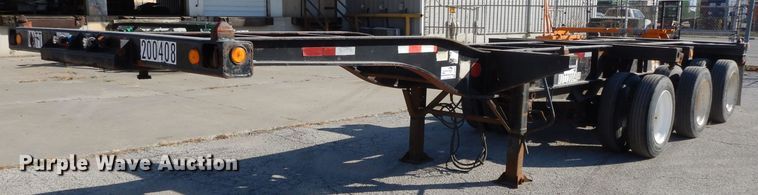 image for item DH3463 2001 Pratt GN2040E7 container trailer