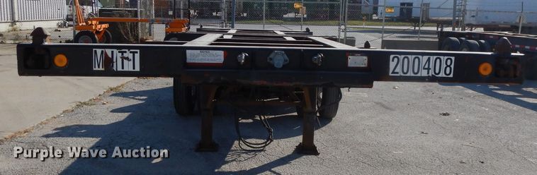 image for item DH3463 2001 Pratt GN2040E7 container trailer