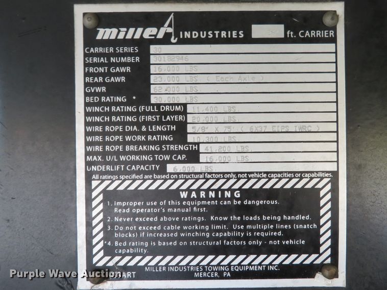 image for item DI3788 2012 Freightliner Business Class M2  rollback truck