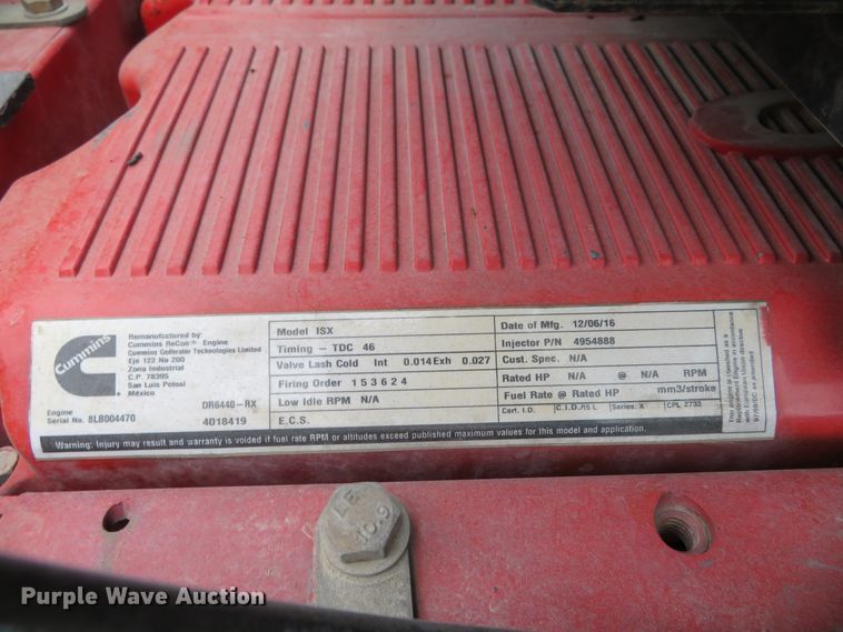 image for item DI3807 2009 Kenworth T800  semi truck