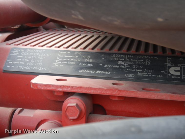 image for item DJ5818 2012 Freightliner Cascadia 125  semi truck