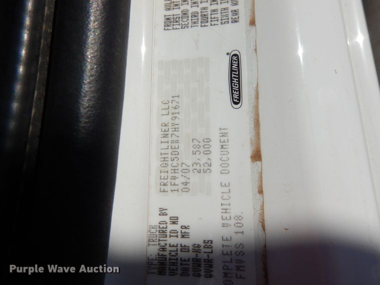 image for item DJ6680 2007 Freightliner Business Class M2  dump truck