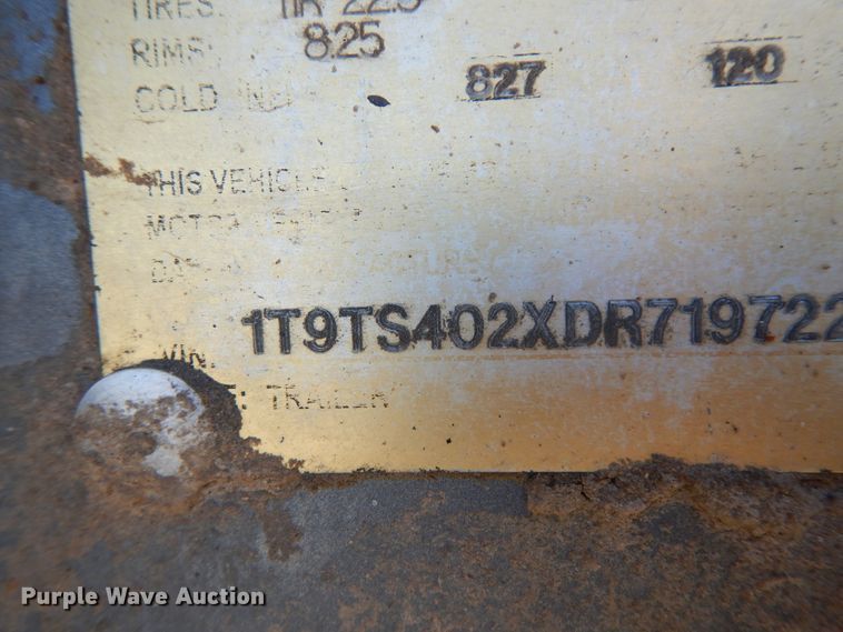 image for item DJ6722 2013 Troxell vacuum trailer