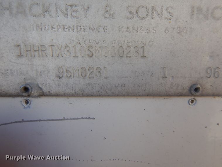 image for item EY9049 1996 Hackney beverage trailer