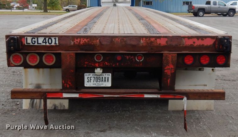 image for item HD9106 2006 Fontaine flatbed trailer