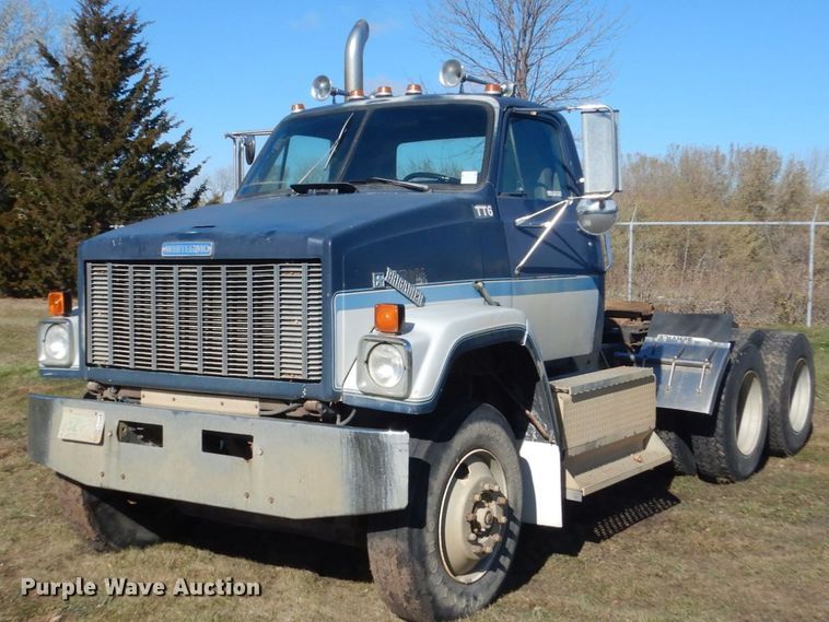 image for item HS9418 1988 GMC Brigadier  semi truck