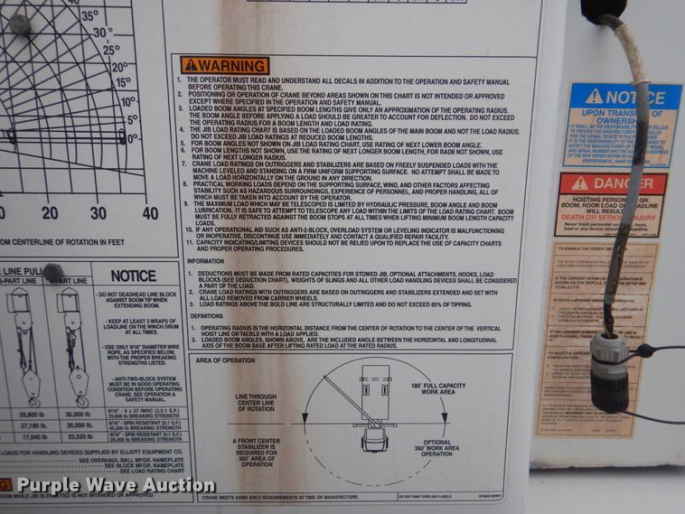 image for item HX9010 2007 International 7600  crane truck