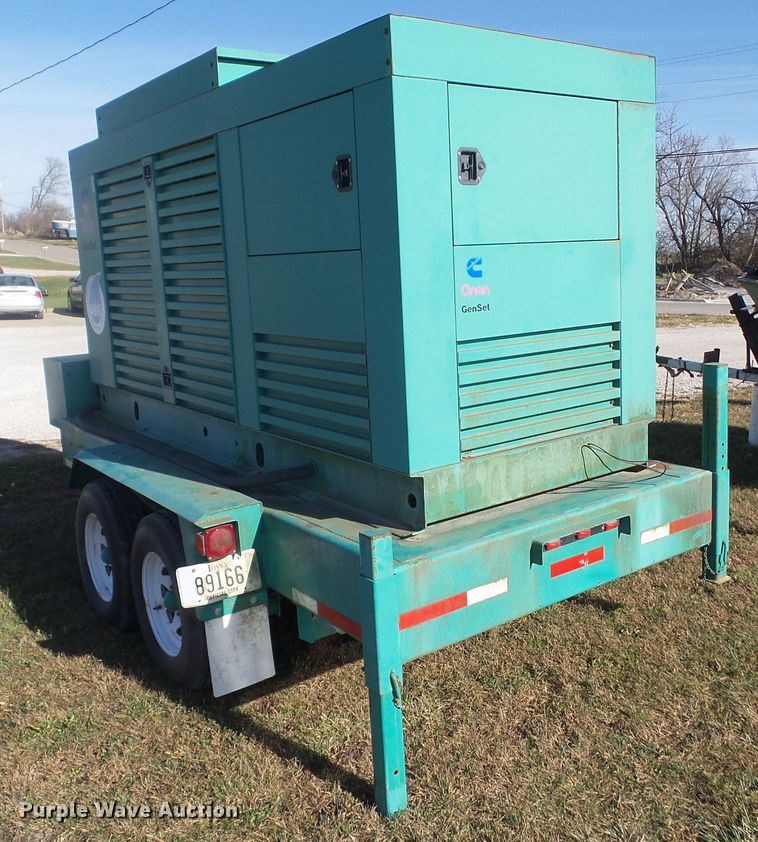 image for item DF0956 1999 Onan 250DQAB-501  generator