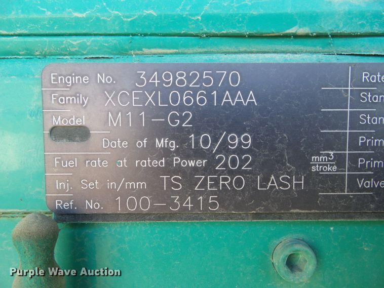 image for item DF0956 1999 Onan 250DQAB-501  generator