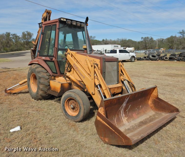 image for item DG1487 Case 580 Super K  backhoe