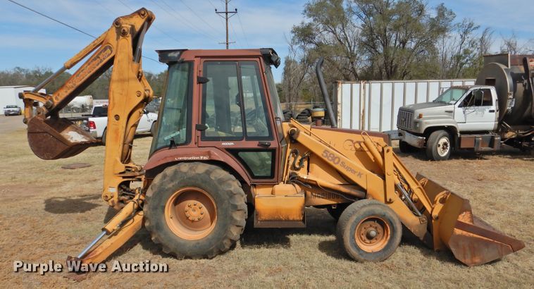 image for item DG1487 Case 580 Super K  backhoe