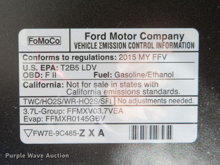 image for item DI3899 2015 Ford Taurus Police Interceptor