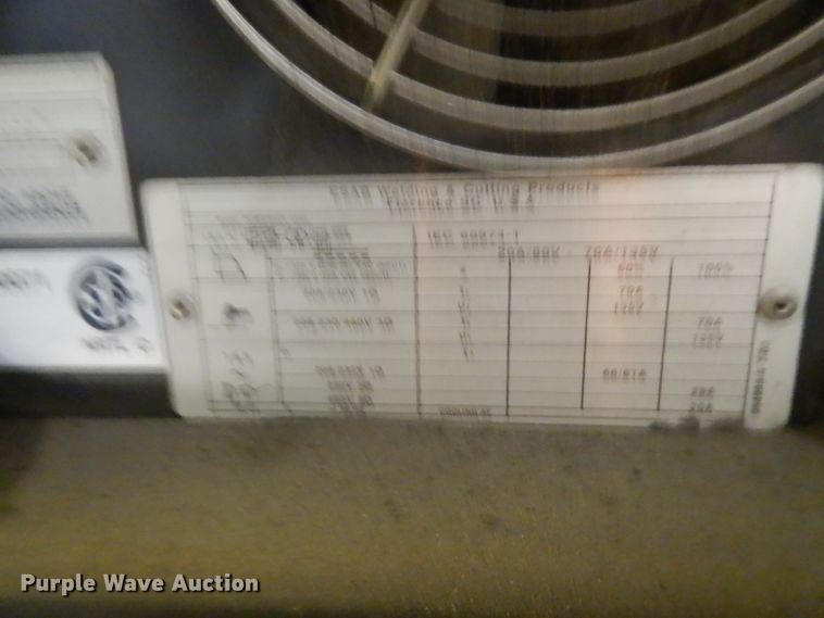 image for item DI8021 2004 Esab PGMKR Plus VISLEFX cutting system