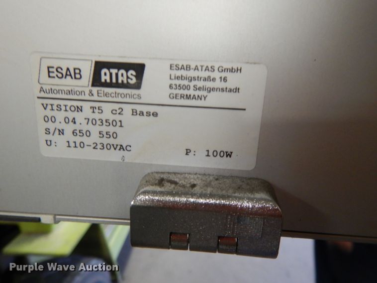 image for item DI8021 2004 Esab PGMKR Plus VISLEFX cutting system