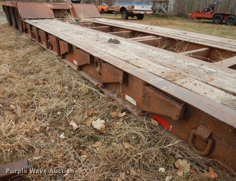 image for item DJ5786 1985 Trail King 1551-4100 lowboy equipment trailer