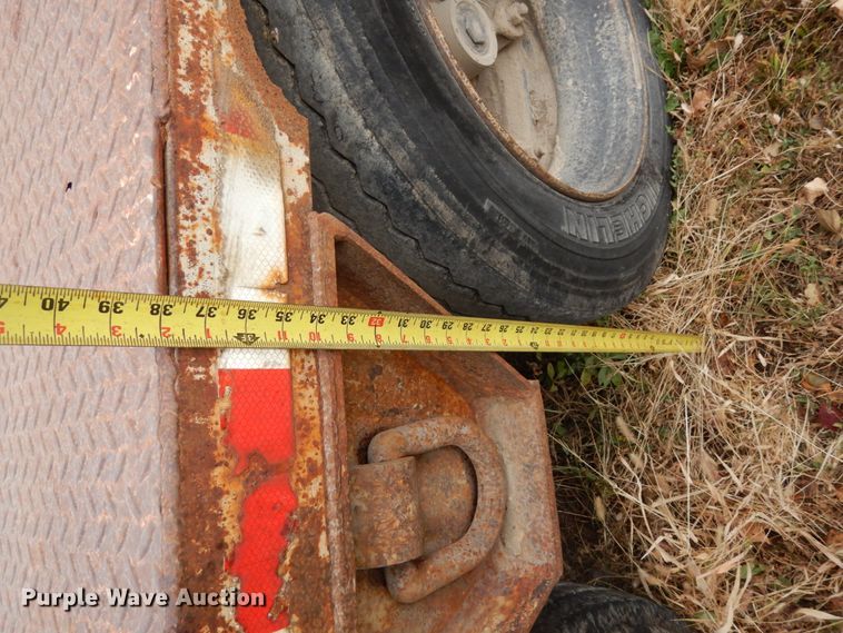 image for item DJ5786 1985 Trail King 1551-4100 lowboy equipment trailer