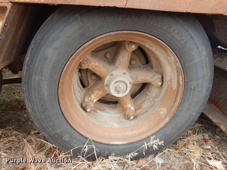 image for item DJ5786 1985 Trail King 1551-4100 lowboy equipment trailer