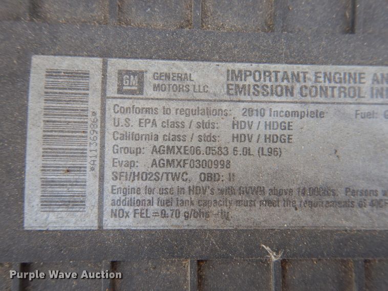 image for item DY9576 2010 Chevrolet Express G4500  shuttle bus