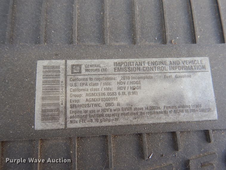 image for item DY9581 2010 Chevrolet Express G4500  shuttle bus