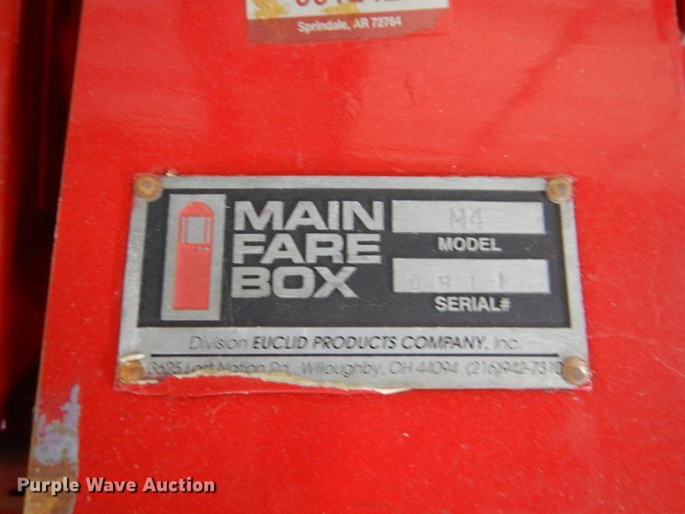 image for item DY9596 Metal fare boxes