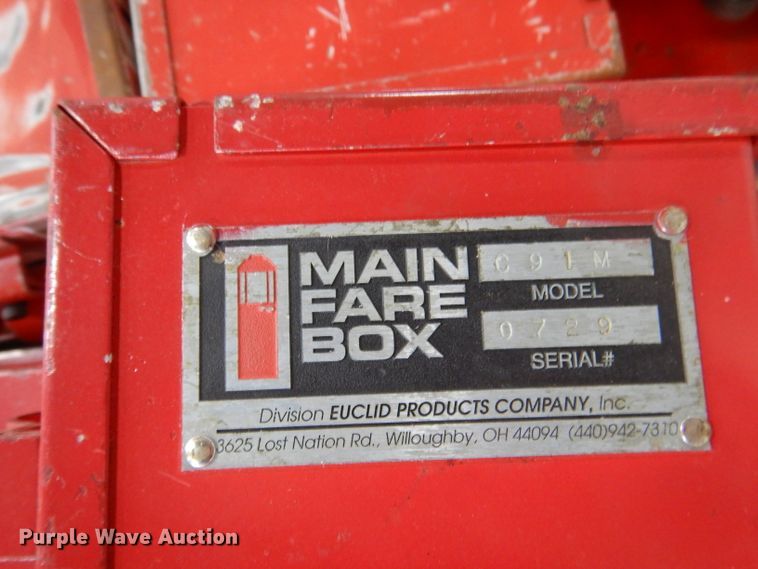 image for item DY9596 Metal fare boxes