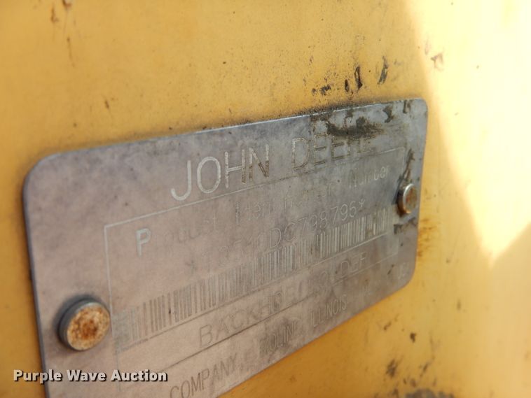 image for item DY9621 1994 John Deere 510D  backhoe