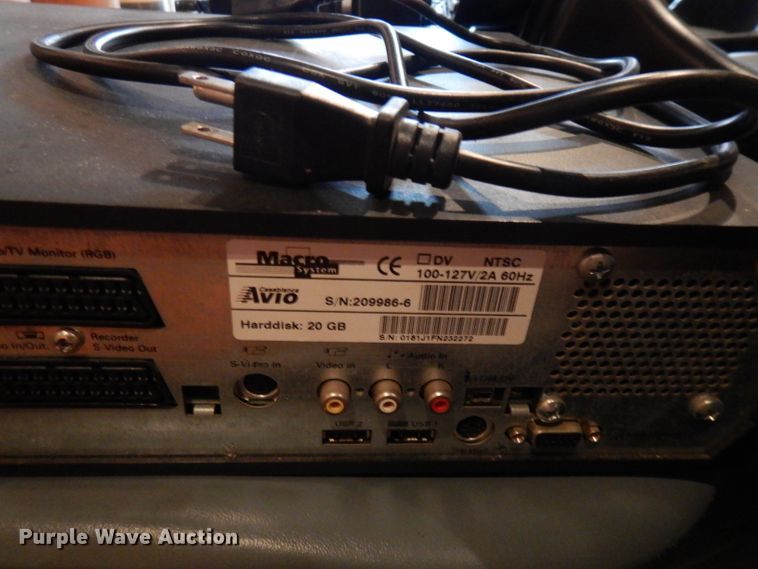 image for item FW9928 Audio/video equipment