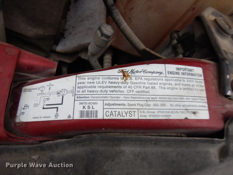 image for item FW9929 2003 Ford Excursion XLT  SUV