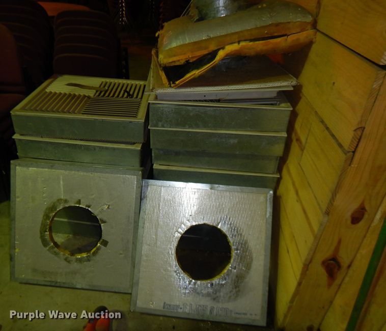 image for item FW9940 Approximately 17 HVAC vent enclosures