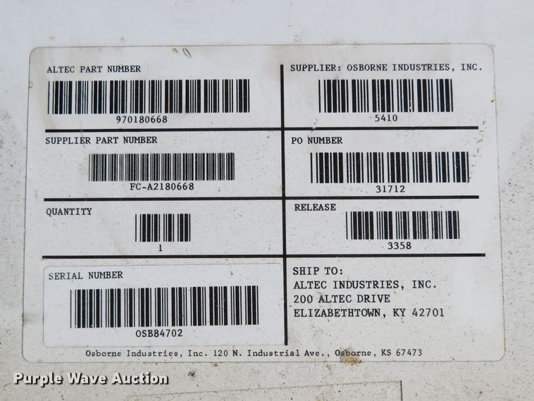 image for item GI9234 2015 Altec aerial man basket