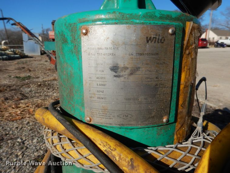 image for item GJ9653 Wilo FA1041E Turbo sewer pump