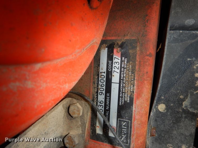 image for item GJ9656 Craftsman 536-906001 snow blower