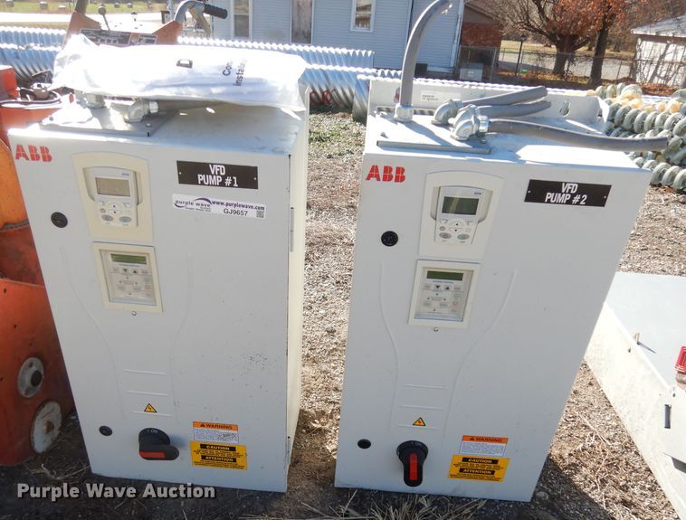 image for item GJ9657 (2) ABB air blower aeration boxes