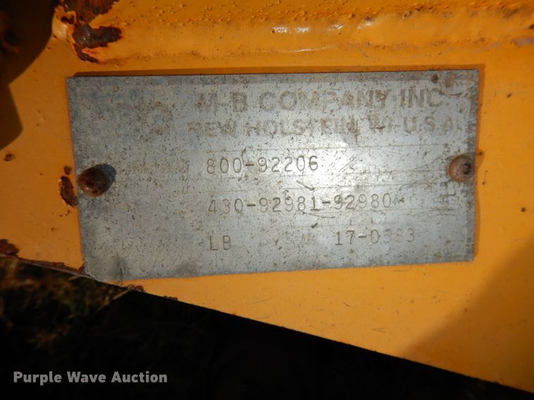 image for item GJ9665 MB 76"W skid steer broom