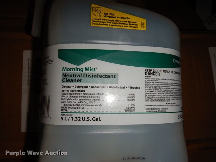 image for item GJ9693 (4) boxes Morning Mist cleaner