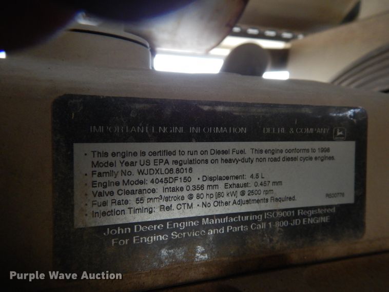 image for item HD9146 1998 Ingersoll Rand 185  air compressor